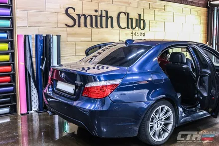 창원 랩핑/카스킨 전문 BMW528i 실내랩핑 시공기