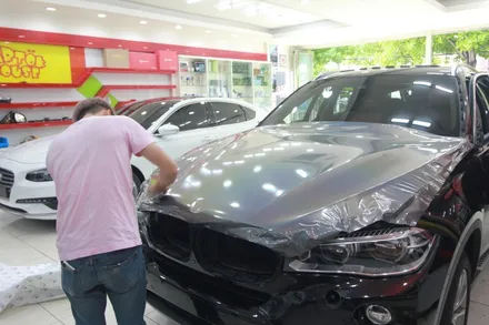 [창원랩핑] BMW X6 전체랩핑 시공기