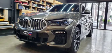 2020 신형3세대 BMW X6  윈도우크롬몰딩 유광블랙 부분랩핑 크롬죽이기!