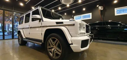 창원 벤츠 지바겐 63AMG 다이아몬드 화이트 전체랩핑을 입히다!