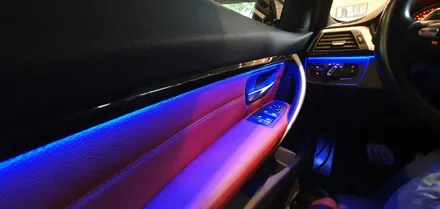 창원 BMW 3시리즈 DMX비노출엠비언트라이트 무드등 업그레이드 변신!