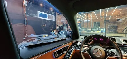 벤츠 S580 마이바흐 글라스틴트 슈어X 와 레이니블루 틴팅 시공기
