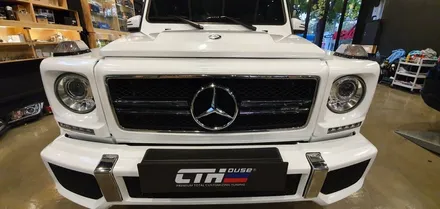 창원 벤츠 지바겐 63AMG 다이아몬드 화이트 전체랩핑을 입히다!