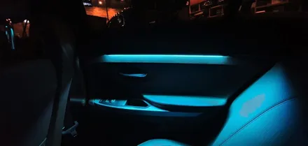 BMW 6시리즈  가변 엠비언트  실내LED튜닝으로 창원에서 분위기 업해보자!