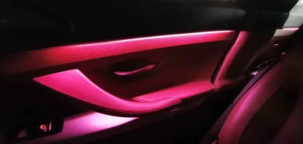 창원 BMW 640D 6시리즈   실내 비노출 엠비언트 튜닝! 광량업