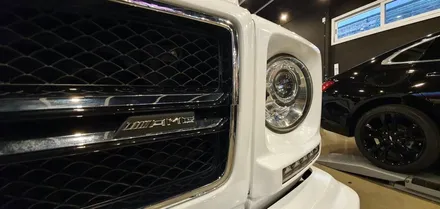 창원 벤츠 지바겐 63AMG 다이아몬드 화이트 전체랩핑을 입히다!