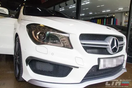 벤츠 CLA 45 AMG. 생활보호PPF. 라이트필름.