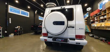 창원 벤츠 지바겐 63AMG 다이아몬드 화이트 전체랩핑을 입히다!