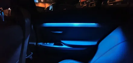 BMW 6시리즈  가변 엠비언트  실내LED튜닝으로 창원에서 분위기 업해보자!