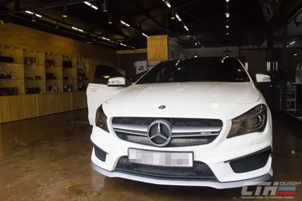 벤츠 CLA 45 AMG. 생활보호PPF. 라이트필름.