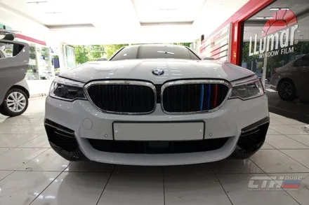 창원랩핑전문! 랩핑잘하는곳! BMW520D 부분랩핑시공