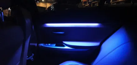 BMW 6시리즈  가변 엠비언트  실내LED튜닝으로 창원에서 분위기 업해보자!
