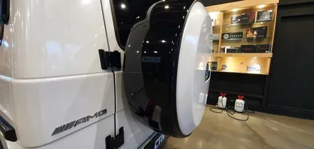 창원 벤츠 지바겐 63AMG 다이아몬드 화이트 전체랩핑을 입히다!