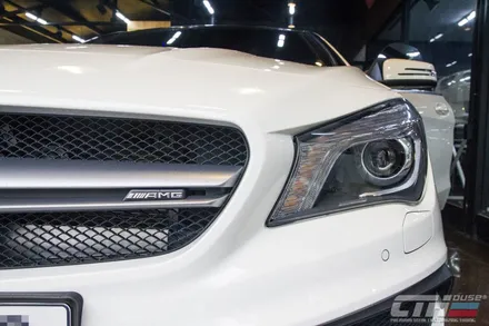 벤츠 CLA 45 AMG. 생활보호PPF. 라이트필름.
