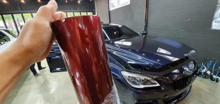 [창원]BMW M6 슈프림레드 TECK WRAP 전체랩핑 색을 입히다!
