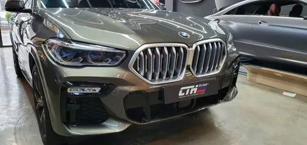 2020 신형3세대 BMW X6  윈도우크롬몰딩 유광블랙 부분랩핑 크롬죽이기!