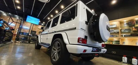 창원 벤츠 지바겐 63AMG 다이아몬드 화이트 전체랩핑을 입히다!
