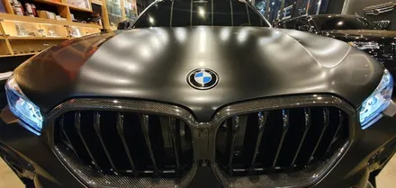 창원 2021 BMW X6  사틴블랙 전체랩핑으로 강렬한 포스!