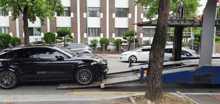 창원 포르쉐 카이엔쿠페 글라스틴트 슈어X 썬팅을 입히다!