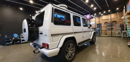 창원 벤츠 지바겐 63AMG 다이아몬드 화이트 전체랩핑을 입히다!
