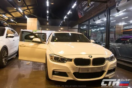 bmw 3 실내랩핑. 카스킨은 창원 카톡하우스에서.