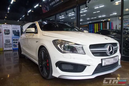 벤츠 CLA 45 AMG. 생활보호PPF. 라이트필름.