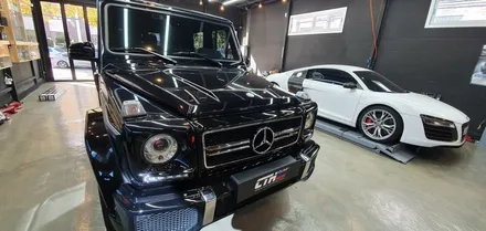 창원 벤츠 지바겐 63AMG 다이아몬드 화이트 전체랩핑을 입히다!
