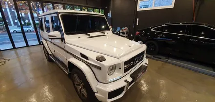 창원 벤츠 지바겐 63AMG 다이아몬드 화이트 전체랩핑을 입히다!
