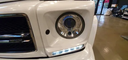 창원 벤츠 지바겐 63AMG 다이아몬드 화이트 전체랩핑을 입히다!