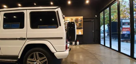 창원 벤츠 지바겐 63AMG 다이아몬드 화이트 전체랩핑을 입히다!