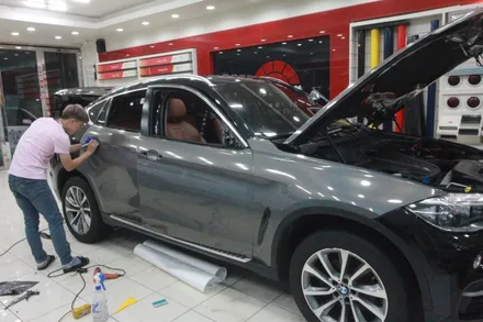 [창원랩핑] BMW X6 전체랩핑 시공기