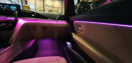 BMW 3시리즈 비노출 엠비언트 어두운 실내분위기 바꾸기!