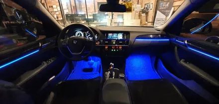 BMW X4  DMX비노출  엠비언트로 실내분위기를 바꿔보자!