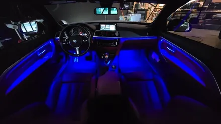 창원 마산 진해 BMW 4시리즈 컨버터블 실내 엠비언트 무드등 시공으로 실내조명업그레이드 하기!