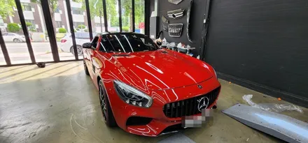 창원 벤츠 AMG GTS 루프스킨 랩핑 드레스업튜닝!