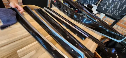 [창원] BMW F10 5시리즈 세라믹카본 실내랩핑으로 분위기를 바꿔보자!