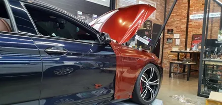 [창원]BMW M6 슈프림레드 TECK WRAP 전체랩핑 색을 입히다!