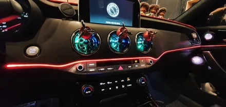 창원 스팅어 RGB 엠비언트 시공으로 실내 분위기UP !