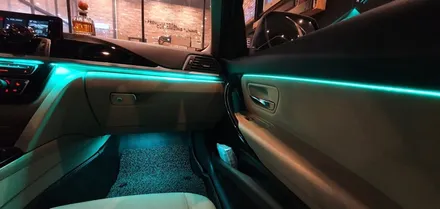 BMW 3시리즈 비노출 엠비언트 어두운 실내분위기 바꾸기!