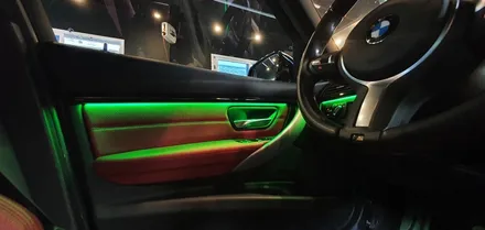 창원 BMW 3시리즈 DMX비노출엠비언트라이트 무드등 업그레이드 변신!