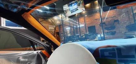 창원 TM싼타페 글라스틴트 옵틱W 썬팅을 하면생기는일!
