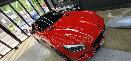 창원 벤츠 AMG GTS 루프스킨 랩핑 드레스업튜닝!