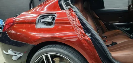 [창원]BMW M6 슈프림레드 TECK WRAP 전체랩핑 색을 입히다!
