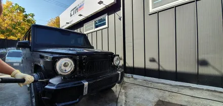 창원 벤츠 지바겐 63AMG 다이아몬드 화이트 전체랩핑을 입히다!