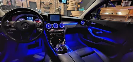 창원 벤츠C클래스인데 엠비언트가 진짜 없다구요!  한번에 송풍구/무드등 업그레이드튜닝