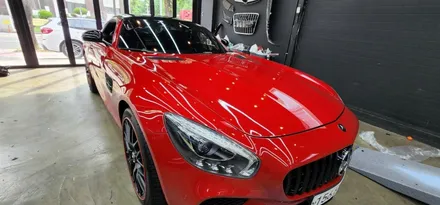 창원 벤츠 AMG GTS 루프스킨 랩핑 드레스업튜닝!