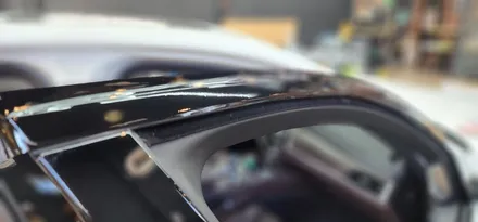 G30 BMW 5시리즈 윈도우몰딩 크롬죽이기  유광블랙 부분랩핑 하기!
