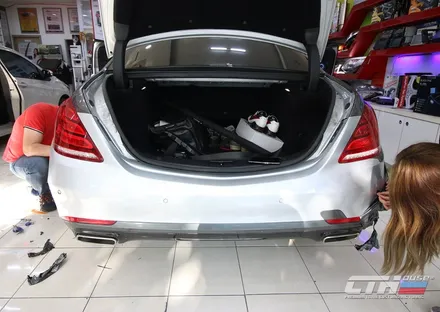 벤츠 S400 전체랩핑(wrapping) 작업