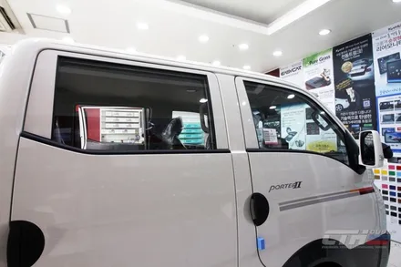 포터2 전체 루마 버텍스 썬팅 시공기