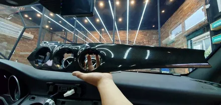 벤츠CLA 리얼카본 실내랩핑 부분생활보호PPF 창원 카톡하우스에서